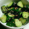 winter12's cooksnap of when they made 簡単！！ピリ辛♡きゅうりと昆布のゴマ和え.