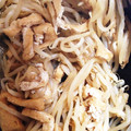 Emicham1's cooksnap of when they made あと一品簡単もやしと薄揚げ煮物.