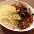クック0E9QDI☆'s cooksnap of when they made さっぱり蒸夏野菜アンチョビそうめん.