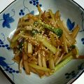 でこみみ's cooksnap of when they made セロリと人参のきんぴら.