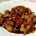 hiroenchan's cooksnap of when they made 鶏モモ肉とたまねぎの照り焼き.