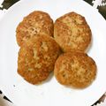 chocolatmo's cooksnap of when they made マグロのアラで作るマグロバーグ♪.
