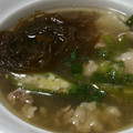 *neige*'s cooksnap of when they made オクラともずくのスープすだち仕立て.
