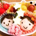クラリーヌ's cooksnap of when they made 七夕弁＊キャラ弁＊彦星さまと織姫さま弁当.