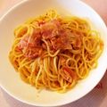 みりたぽ's cooksnap of when they made ランチにいかが？簡単!!トマトとチーズのパスタ.