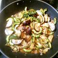 はっちょんみ☆'s cooksnap of when they made なすとゴーヤの肉味噌炒め.