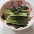 きらり流れ星's cooksnap of when they made 小松菜のおひたし.