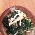 RYK1205's cooksnap of when they made えのきとわかめの胡麻ポン和え☆.