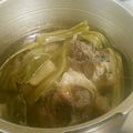 yuushyun's cooksnap of when they made 男めし！スジ肉(すじ肉)の下処理@圧力鍋.