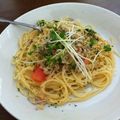 ユズママ's cooksnap of when they made しらすとトマトと水菜のパスタ.