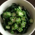 さえぴょんママ's cooksnap of when they made 金時草とオクラのポン酢和え.