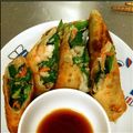 たけうさや's cooksnap of when they made 簡単☆海老ニラ春巻き.