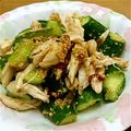 松潤だいすき's cooksnap of when they made ◆簡単おつまみ◆ピリ辛ささみキュウリ.