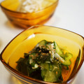 ☆Haru☆☆'s cooksnap of when they made きゅうりとワカメとミョウガの酢の物＊.