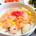 SP♪'s cooksnap of when they made ぷりぷり海老のちらし寿司.