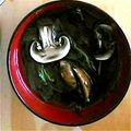 れあきち's cooksnap of when they made モロヘイヤとキノコのひと椀味噌汁.