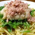 ちょぽまま's cooksnap of when they made さっぱり水菜おろしツナの和風パスタ.