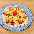 さおりらっくま's cooksnap of when they made 簡単☆鮭ちらし寿司.