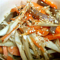 ちまこむ's cooksnap of when they made 塩麹の牛蒡と人参と蒟蒻のきんぴら.