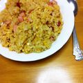 あすちゅーん's cooksnap of when they made パパのウィンナー炒飯.