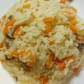 hamanny's cooksnap of when they made ☆海老ミルクピラフ☆炊飯器で☆.