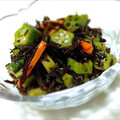 wave0073's cooksnap of when they made ひじきとオクラの和え物.