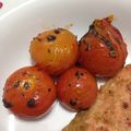 キタマニ's cooksnap of when they made ミニトマトとバジルのオリーブオイル炒め.
