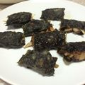 seiko0708's cooksnap of when they made ＊牛蒡と豚挽肉の磯辺焼き＊.