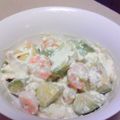 ちんぐりあん's cooksnap of when they made アボカドと海老のクリーミータルタルサラダ.