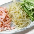 のんのんSTELLA's cooksnap of when they made 簡単・彩り三色あえもの♪.