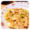 さってぃん。's cooksnap of when they made キャベツときのこのバター醤油(もどき).