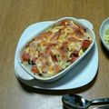 Cecil's cooksnap of when they made いいね☆トマトとアボカドのパスタグラタン.