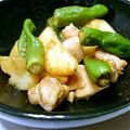 やあよ's cooksnap of when they made じゃが芋､ししとう､鶏肉のさっぱり炒め♪.