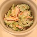 yu～kari's cooksnap of when they made 美肌＆疲労回復に！ゴーヤのクリーミー和え.