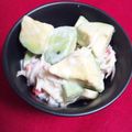たまさぶろうの部屋's cooksnap of when they made アボカドとカニカマのマヨヨーグルト。.