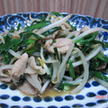 ワンピ's cooksnap of when they made もやしとニラのオイスター炒め.