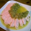 ちょこもん59's cooksnap of when they made ジューシー蒸し鶏の塩レモンきゅうりソース.