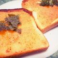 ジェージェ's cooksnap of when they made ドレッシングｄｅめんたいトースト.
