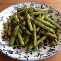 ku•x•uta's cooksnap of when they made インゲンの大葉味噌炒め.
