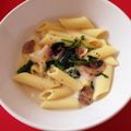 miutsuuun's cooksnap of when they made ベーコンときのこのクリームスープパスタ◎.
