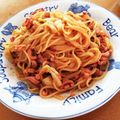 かょちん☆'s cooksnap of when they made 簡単！いか明太とキャベツのパスタ☆.