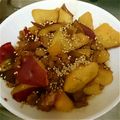 咲希ｍａｍａ's cooksnap of when they made 薩摩芋と挽き肉の甘辛炒め♪.