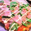 kmy35's cooksnap of when they made 病みつき絶品イタリアの味手作りピザ♪.