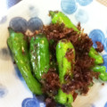 もりちゃー's cooksnap of when they made サッと1品！　シシトウの鰹節炒め.