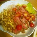 花とタロ猫ママ's cooksnap of when they made フライパンで簡単♪ローストビーフ.
