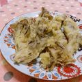 赤い電話's cooksnap of when they made まいたけの天ぷら.
