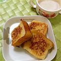 ととろ＆めい's cooksnap of when they made 豆乳でふんわり♪黄金フレンチトースト♡.