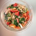 ちゅうーたん's cooksnap of when they made モロヘイヤとトマトのサラダ♡.