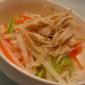 バカリャウ's cooksnap of when they made ささみのシャッキリサラダ♪柚子胡椒風味.