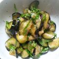 えんがわの軍艦巻き's cooksnap of when they made ごま油が香る！ナスのシソあえ.